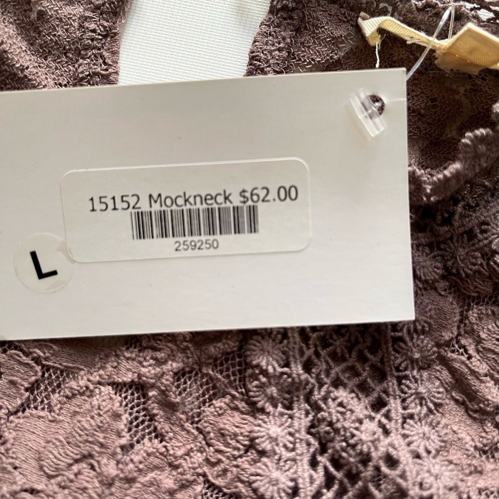 Mystree Brown Ruffled Blouse with Mandarin Collar - Picture 7 of 7